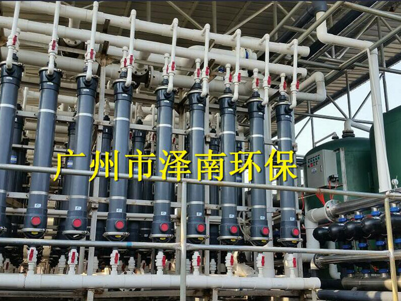 廣東某紡織印染廠4000T/D雙膜法中水回用深度處理系統(tǒng)開車運(yùn)行，為 印染企業(yè)節(jié)能減排